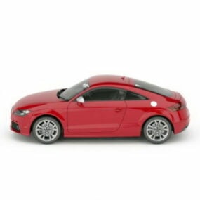 Audi Coupe Red 3d model