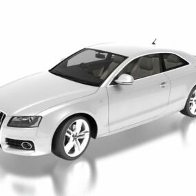 Audi S5 Ice Silver 3d model