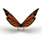 Farfalla Lady australiana dipinta