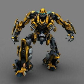 Model 3D robota Autobot Bumblebee