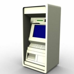 Zautomatyzowana maszyna bankowa Model 3D
