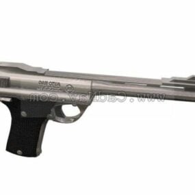 Modello 3d della pistola automatica Magnum
