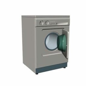 Modello 3d della lavatrice automatica