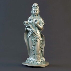 Avalokitesvara Statue 3d model