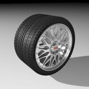 Car Wheel Modern Rim 3d model
