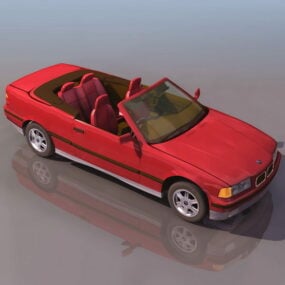 BMW E30 2ドアコンバーチブル3Dモデル