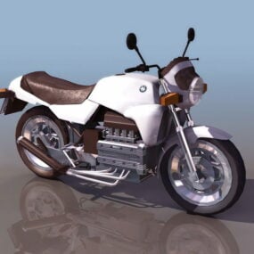 Moto de rue Bmw K100 modèle 3D