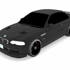 Model 3D samochodu wyścigowego Bmw M3 Gtr