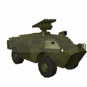 Brdm3 antitankmissilfordon 3d-modell