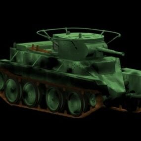 نموذج دبابة Bt-5 ثلاثي الأبعاد