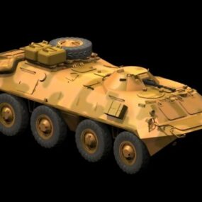 Btr-70 Armored Personnel Carrier 3d model
