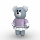 Boneka Beruang Bayi Perempuan