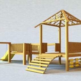 3d модель дитячих майданчиків у дворі