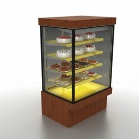 عرض كعكة المخبز نموذج ثلاثي الأبعاد
