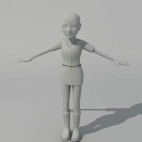 3D model Bald Boy