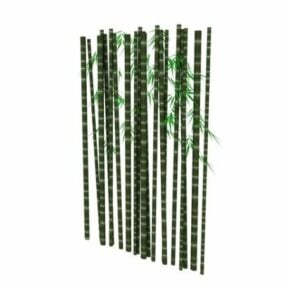 Model Batang Bambu 3d