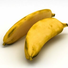 דגם בננות תלת מימד