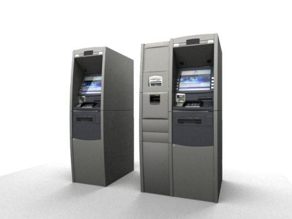 Cajero automático de banco Modelo 3d gratuito - .3ds, .Max, .Vray -  Open3dModel