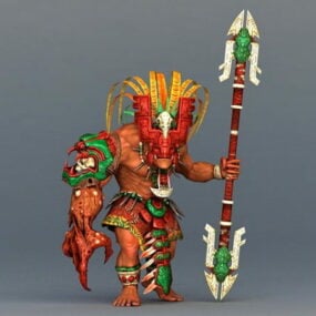 Barbarian Warrior Concept 3d model