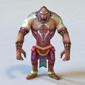 Barbarian Warrior Male 3d model