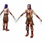 Barbarian Warrior Female Character