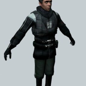 Barney Calhoun – Half-life Character 3d-modell