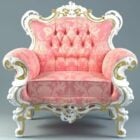 Fotel w stylu barokowym