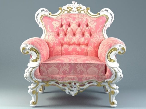 Baroque Style Armchair Furniture