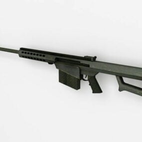 Barrett M82 Anti-materiel Rifle 3d model