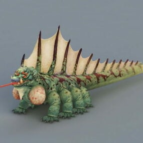 דגם 3D Basilisk Monster