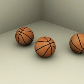 Basketbälle 3D-Modell