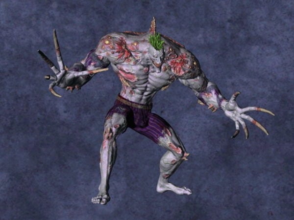 Batman Arkham Asylum Titan Joker Free 3d Model - .Max, .Vray - Open3dModel