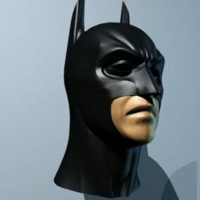 Model Kepala Batman 3d