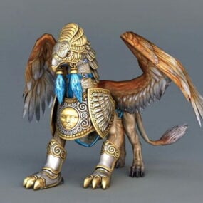 Battle Griffin Animal 3D-Modell