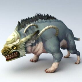 野猪之战 Rigged 3D模型