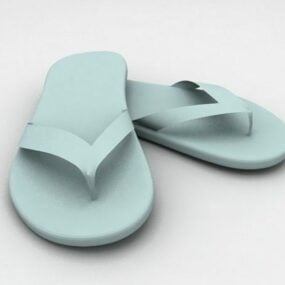 Beach Flip Flops 3d model