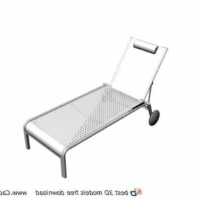 Beach Sun Lounger Furniture 3d model