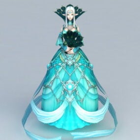 Beautiful Elf Princess 3d model