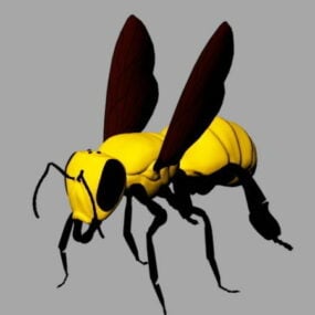 Bienenwespe 3D-Modell