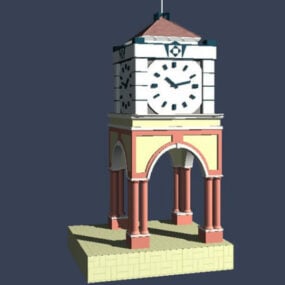 Model Menara Lonceng 3d