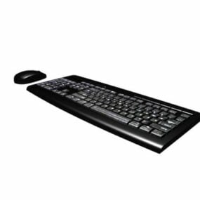 Benq Keyboard And Mouse 3d model