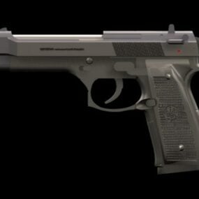 Beretta M92f Tabanca 3d modeli