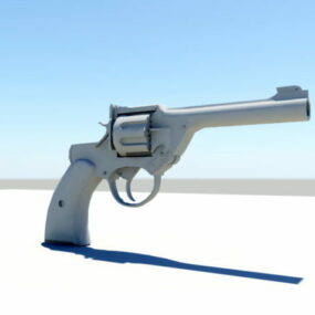 Modelo 3d do revólver Beretta