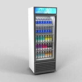 Beverage Display Cooler 3d-modell