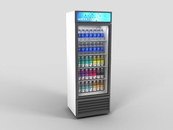 Refrigerador de exhibición de bebidas