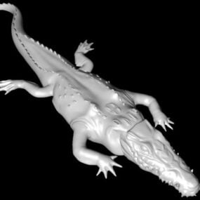 مدل سه بعدی تمساح غول پیکر بزرگ