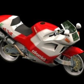 Modelo 3d de motocicleta Bimota
