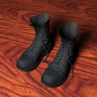 黑色战斗靴
