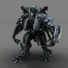 Model 3D Robot Transformers Blackout