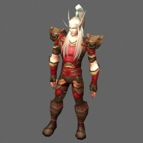 Hombre elfo de sangre - Modelo 3d de personaje Wow